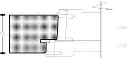 NL 40 ECO - Omfreesgarnituur - stijl-bovendorpel ramen met kaderdichting