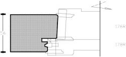 NL 42.1 ECO - Omfreesgarnituur - stijl-bovendorpel ramen met kaderdichting