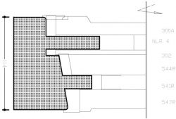 NLZ 14.3 ECO - Dubbele pen - onderdorpel