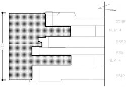 NLZ 36.1 ECO - Dubbele pen - kalf - stomp