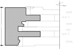 NLZ 36.1AR ECO - Dubbele pen - bovendorpel - stomp