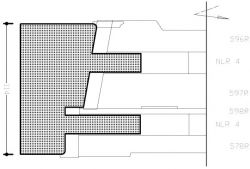 NLZ 44.1 ECO - Dubbele pen - onderdorpel